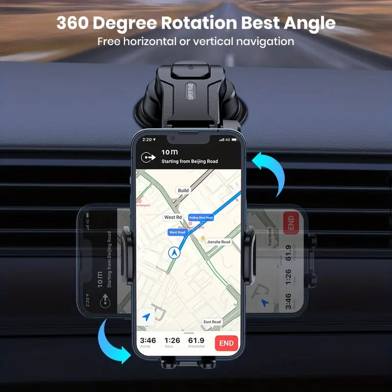Unlock hands-free possibilities with our car phone holder-4