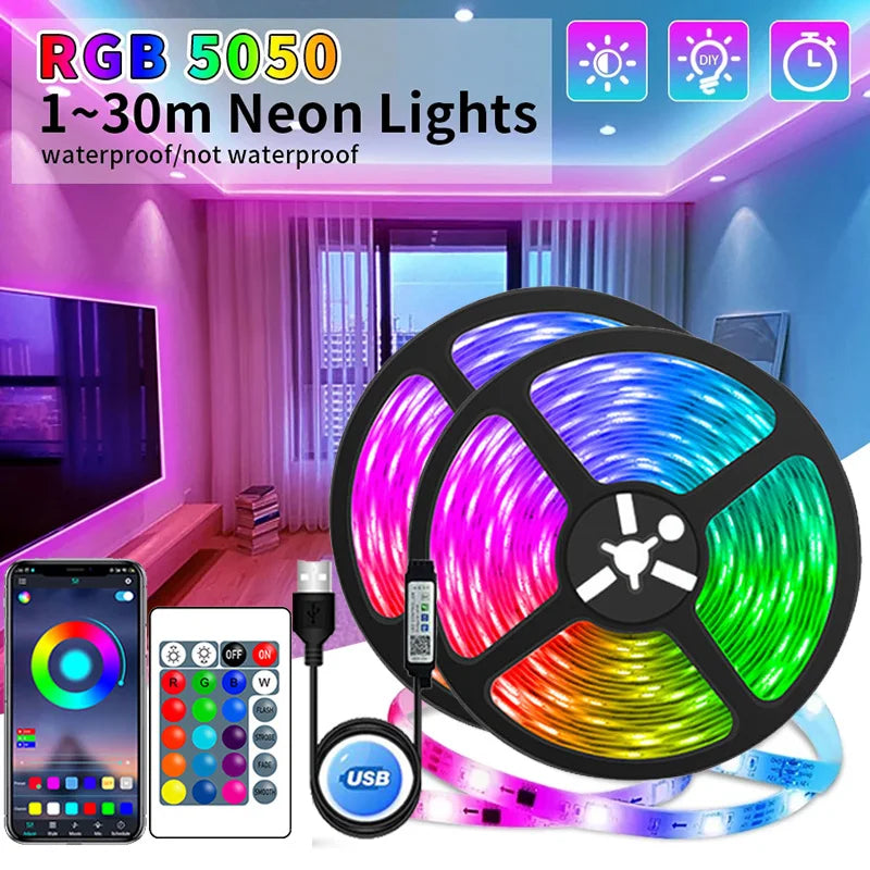 Smart USB LED Strip Lights-2